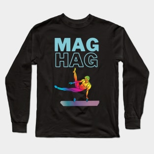 MAG HAG blue Long Sleeve T-Shirt